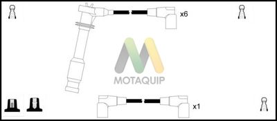 Комплект проводов зажигания MOTAQUIP LDRL1815 для PORSCHE 911