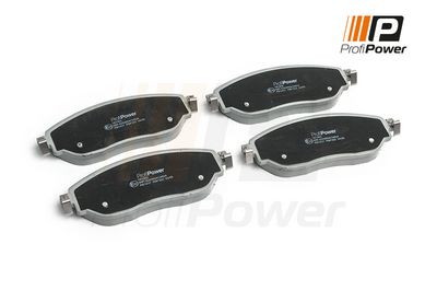 stabdžių trinkelių rinkinys, diskinis stabdys 1B1062 ProfiPower