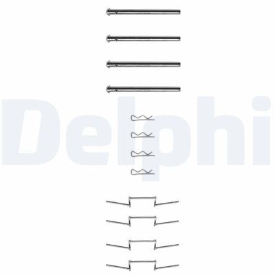 Zestaw akcesoriów, klocki hamulcowe DELPHI LX0015