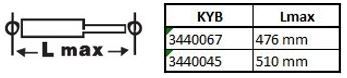 Амортизатор KYB 3440067 для FORD TRANSIT
