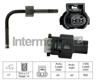 Sensor, exhaust gas temperature Intermotor 27224