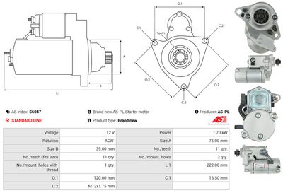 STARTER AS-PL S6047 4