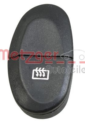 Włącznik, ogrzewanie tylnej szyby METZGER AUTOTEILE 0916599