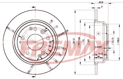 FREMAX BD-2469 Тормозные диски для HONDA LEGEND II купе (KA)
