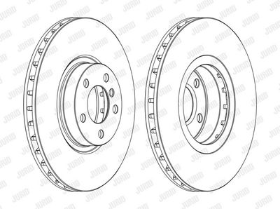 BREMSSCHEIBE JURID 562520JC1 1
