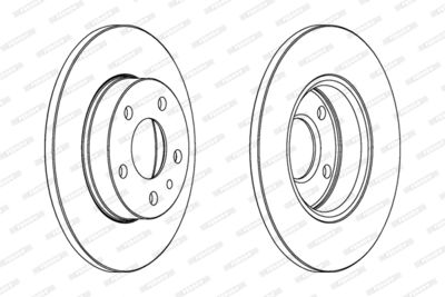 DISC FRANA FERODO DDF818 1