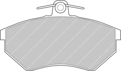 Sada brzdových destiček, kotoučová brzda FERODO RACING FCP775H