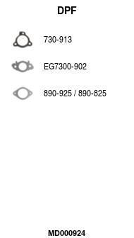 FILTRU FUNINGINE/PARTICULE SIST.DE ESAPAMENT FA1 MD000924