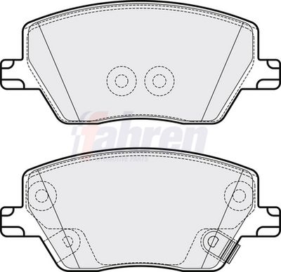 Fahren Brake Pad Set, disc brake FBP3787