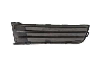 Voorbumper afdekking Voor Links (plastic, zwart) past: VW TOURAN II 05.15-