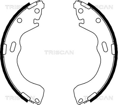 TRISCAN 8100 50616 Тормозные колодки барабанные  для FORD  (Форд Маверикk)