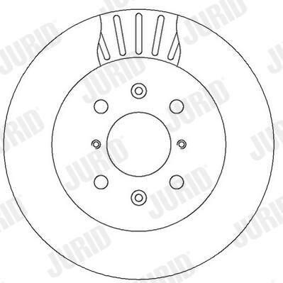 BREMSSCHEIBE JURID 562308JC 1