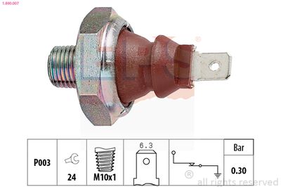 Oil Pressure Switch 1.800.007