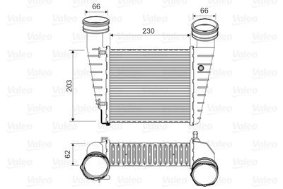 VALEO 817938 Інтеркулер для SKODA (Шкода)