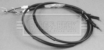 Cable Pull, parking brake Borg & Beck BKB2867