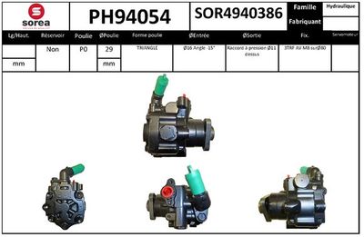 Hydraulické čerpadlo, řízení EAI PH94054