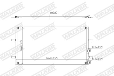 CONDENSATOR CLIMATIZARE WALKER WCD00351 6
