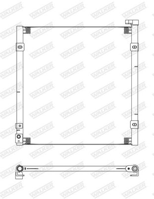 CONDENSATOR CLIMATIZARE WALKER WCD00251 7