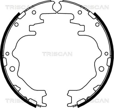 Комплект тормозных колодок TRISCAN 8100 50526 для MAZDA B-SERIE