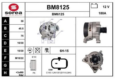 GENERATOR SNRA BM8125