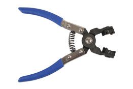 Laser Tools Hose Clamp Pliers - Angled, Swivel Jaws