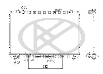 Radiator, racire motor Koyorad PL823444