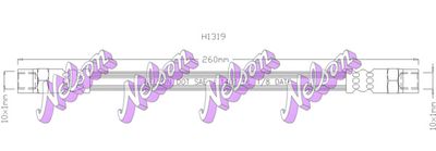 спирачен маркуч KAWE H1319