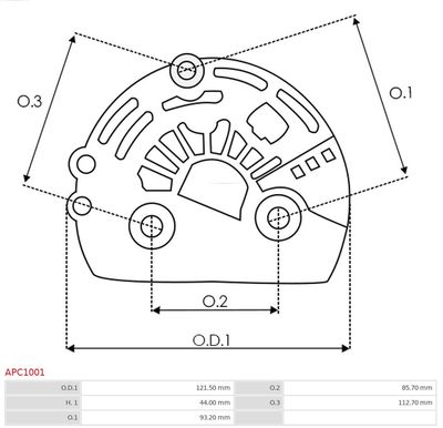 Protective Cap, alternator APC1001