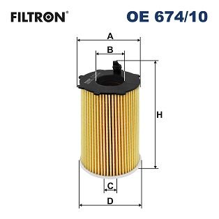 Oljefilter FILTRON OE 674/10