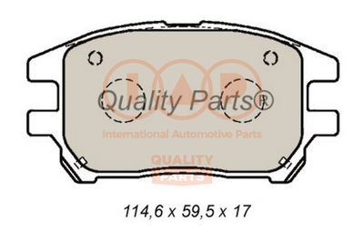 IAP QUALITY PARTS 704-17131 Тормозные колодки и сигнализаторы для LEXUS RX (MCU15) 300 AWD (MCU15) IAP QUALITY PARTS 704-17131 Тормозные колодки и сигнализаторы для LEXUS RX (MCU15) 300 AWD (MCU15)