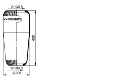 Mech pneumatického pruženia, vzduchové pruženie PHOENIX 1 F 16