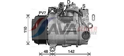 KOMPRESSOR KLIMAANLAGE AVA Clever Choice MSAK746 1