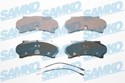 Комплект тормозных колодок, дисковый тормоз SAMKO 5SP411 для PEUGEOT J9