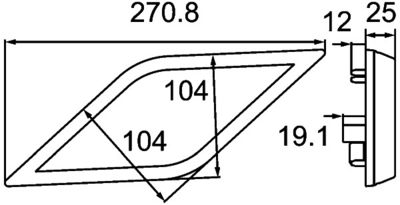 Blinklygte HELLA 2BA 013 331-011