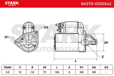 стартер STARK SKSTR-0330342