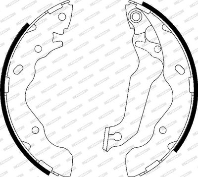 BREMSBACKENSATZ FERODO FSB607 2
