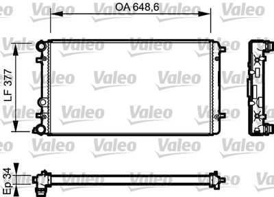 VALEO 732957 Кришка радіатора  для VW NEW BEETLE (Фольксваген_ Неw беетле)