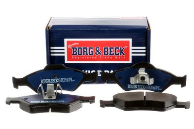 комплект спирачно феродо, дискови спирачки BORG & BECK BBP1616