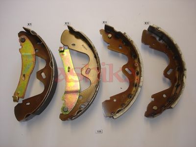 stabdžių trinkelių komplektas 5501109 ASHIKA