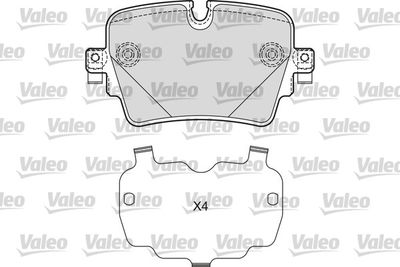 Комплект тормозных колодок, дисковый тормоз VALEO 601671 для JAGUAR F-TYPE