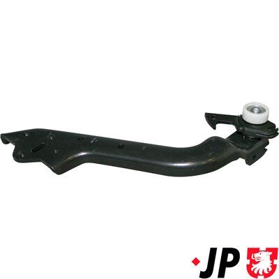 Ritinėlio kreiptuvas, atstumiamos durys