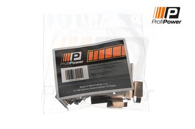 Комплектующие, колодки дискового тормоза ProfiPower 9B1047 для MITSUBISHI PAJERO