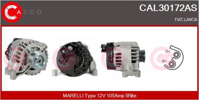 Генератор CASCO CAL30172AS для FIAT IDEA