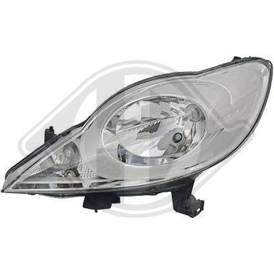 DIEDERICHS 4211481 Основная фара  для PEUGEOT 107 (Пежо 107)