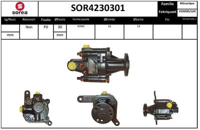 POMPA HIDRAULICA SISTEM DE DIRECTIE SNRA SOR4230301