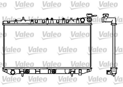 Радиатор, охлаждение двигателя VALEO 731662 для NISSAN 100NX