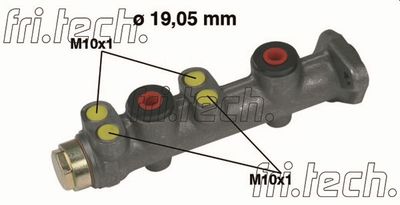 fri.tech. PF034 Ремкомплект тормозного цилиндра  для FIAT CINQUECENTO (Фиат Кинqуекенто)
