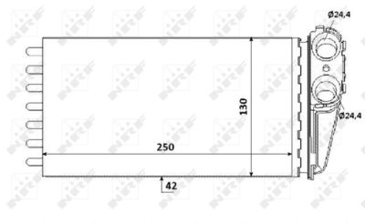 SCHIMBATOR CALDURA INCALZIRE HABITACLU NRF 53560 1