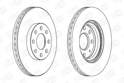 BREMSSCHEIBE CHAMPION 562304CH 1