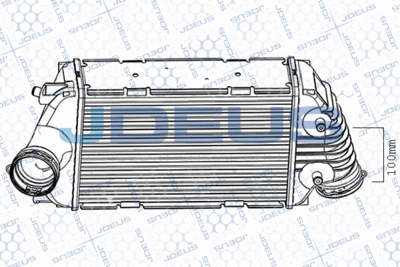 Интеркулер JDEUS RA8430050 для PORSCHE 911